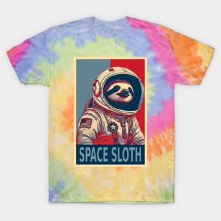 Space Sloth Astronaut Funny HOPE T-Shirt